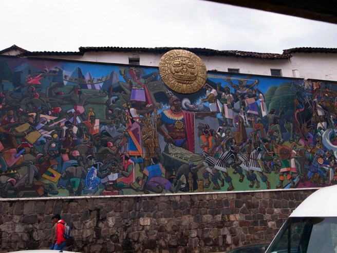 cuzco tram tour scene