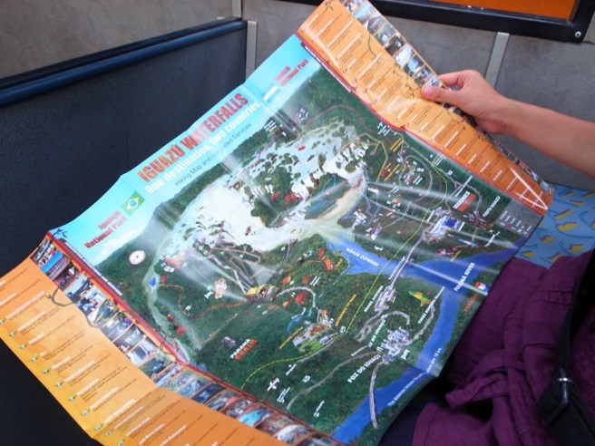 Iguazu map