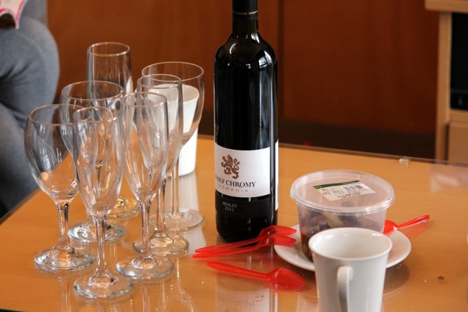 燒肉加紅酒，真美味