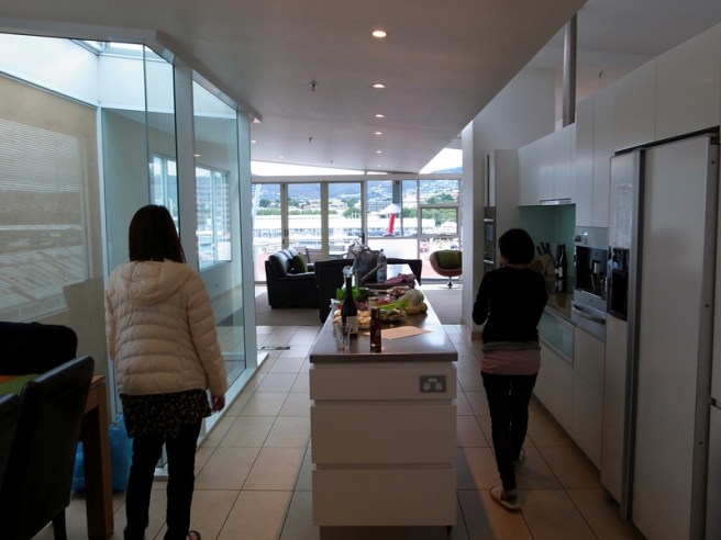 和開放式的廚房