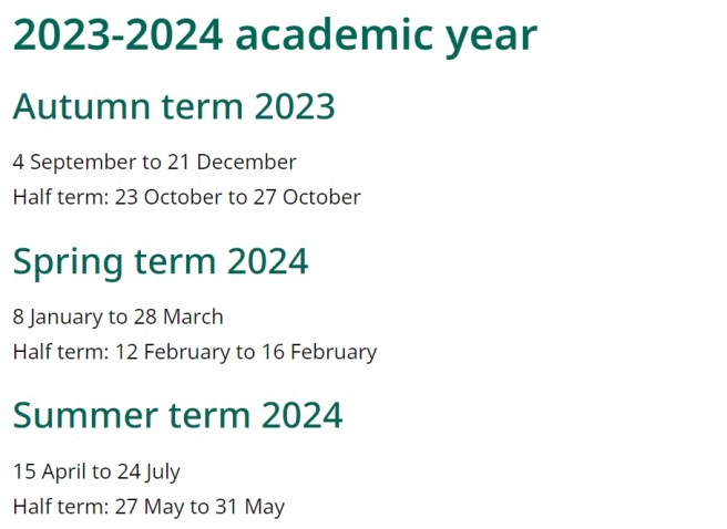 [倫敦出發] 甚麼時候是英國學校假期？甚麼時候買機票最抵？- 2023/2024 UK State School Term Date & Term&nbsp;Break